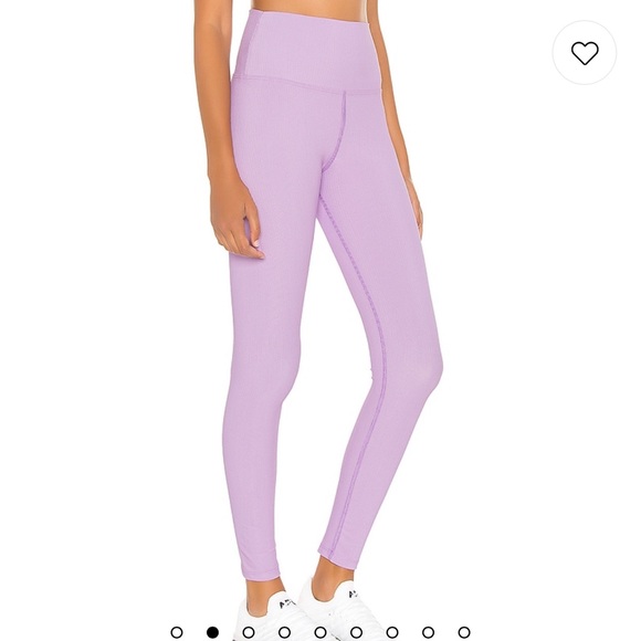 Beach Riot Lavender Ribbed Leggings - Picture 6 of 9